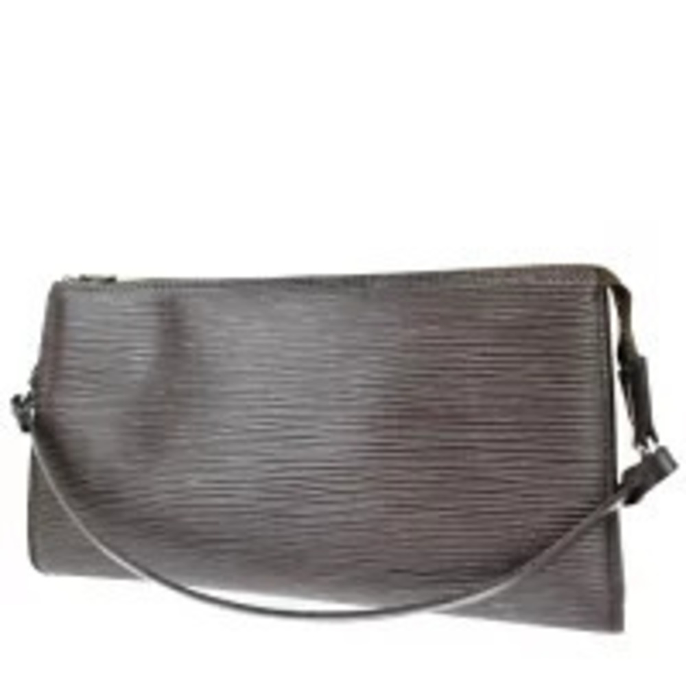 Louis Vuitton Pochette Accessoires Pouch Epi Mocha Leather Brown